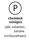 Chemisch reinigen P symbool